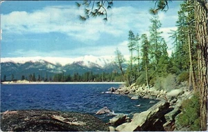 Lake Tahoe Winter Kalifornien Postkarte P22184 Postkarte verschickt - Bild 1 von 2