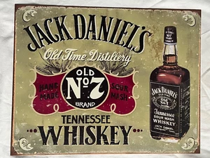 Jack Daniel’s Old No 7 Tennessee Whiskey Metal Sign Desperate Enterprises 16” - Picture 1 of 4