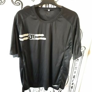 Size 42-43" JAKO Moving Spirit Black Silver Sports Top T-Shirt Activewear