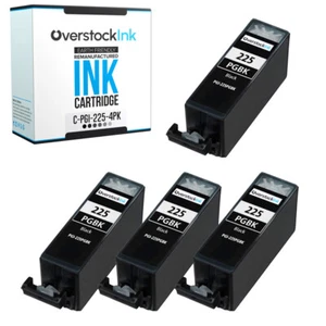 Paquete de 4 cartuchos de tinta negra compatibles OSI PGI-225 para Canon PIXMA MX882 MX890 - Imagen 1 de 1