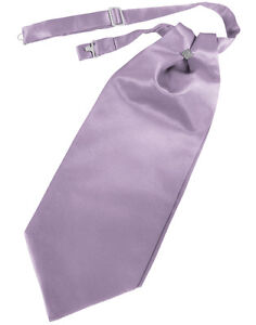 Mens Satin Cravat Tie Victorian Dickens Formal Ascot TUXXMAN All Colors New 