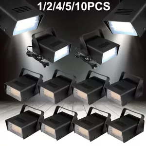 1-10x White 24 LED Stage Lighting Strobe Flash Light KTV DJ Disco Party Wedding - Picture 1 of 23