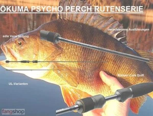 OKUMA PSYCHO PERCH BARSCHRUTE Ultralight Spin Forelle Raubfisch Rute Angel Serie - Bild 1 von 9