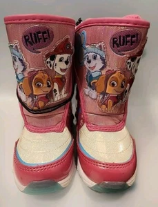 Nickelodeon PAW PATROL Toddler Girl's Winter Snow Boots Shoes 7 - Picture 1 of 13