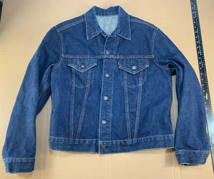 Rare Minty Vintage Big E Levis Denim Jean Type 3 III Work Chore Coat Jacket USA - Picture 1 of 12