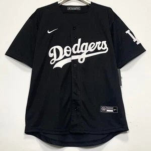 Los Angeles Dodgers Black Blank Baseball Jersey S/M/L/XL/2XL/3XL - Picture 1 of 9