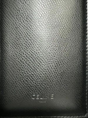 CELINE Small 4x7 Black Pouch W/cloth - Image 1 of 4