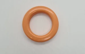 Anillos de ojales de cortina de melocotón tamaño exterior de 55 mm - paquete de 20 anillos, fabricación de cortinas - Imagen 1 de 2