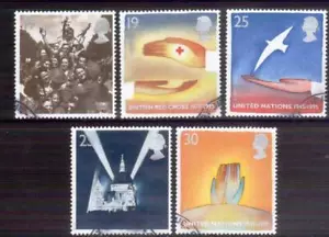 GREAT BRITAIN 1995 Peace & Freedom set used - Picture 1 of 1