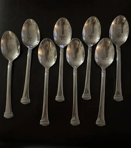 Towle Beaded Classique Flatware Soup Tablespoon (Set of 8) FW16 - Picture 1 of 7