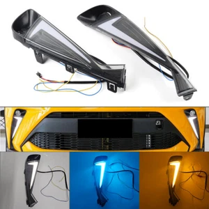 Daytime Running Light Turn Signal Fog Lamp For Toyota C-HR CHR 2020-2023 - Picture 1 of 18