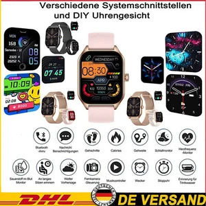 Smartwatch damski z funkcją telefonu asystent głosowy krokomierz zegarek fitness-DE - Zdjęcie 1 z 16