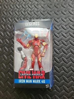 HASBRO LEYENDAS DE MARVEL Iron Man Mark 46 Capitán América Guerra Civil BAF Hombre Gigante! Foto 1 de 4