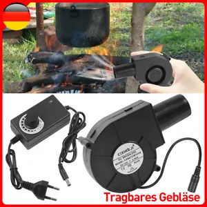 Einstellbarer Gebläse Ventilator Für BBQ-Heizung Gebläse Luft Gebläse Kochen - Bild 1 von 10