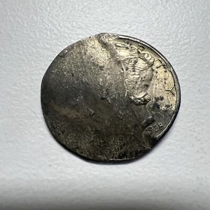 1928-S 10c Mercury Dime Mint Error!DDO/DDR/Off Center Rare!!! - Bild 1 von 2