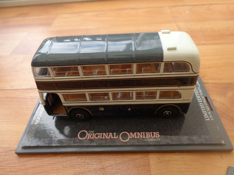 Corgi Ooc 1/76 Aec Q D/ Deck Bradford City Tramways Tong #393 Bus Om45702 - Immagine 1 di 1