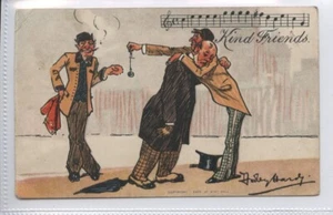 (KLj7333) Song Card, Kind Friends, Drunk, Pick Pocket, 1905 Dudley Hardy - Picture 1 of 4