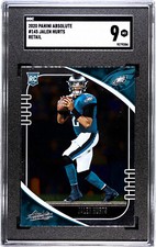 Jalen Hurts Milwaukee Brewers  2020 Panini Absolute #30 SGC 9