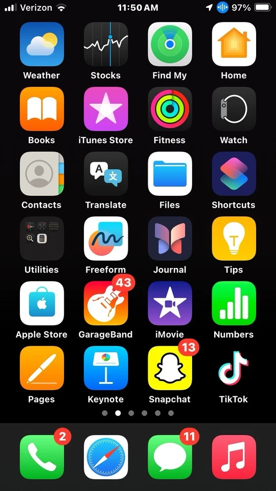 TikTok iPhone SE Rojo Verizon  Foto 1 de 1