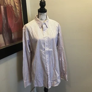 Ralph Lauren Andrew Custom Fit Hemd Gr. 17 34/35 Tapered Rosa Streifen Preppy - Bild 1 von 9