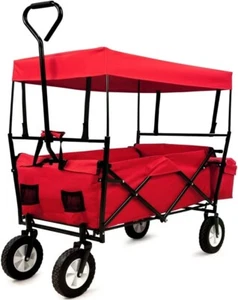 CARRELLO CARRETTO PIEGHEVOLE PER IL TRASPORTO IN GIARDINO SPIAGGIA 80 KG MAX - Bild 1 von 7