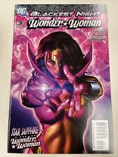 Blackest Night Wonder Woman #3 NM 2010 Greg Horn Art Star Sapphire DC Comics