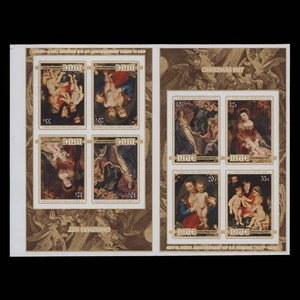 Niue 1977 Weihnachten Kleinbogen Imperf PP Tête-Bêche Paar - Bild 1 von 1