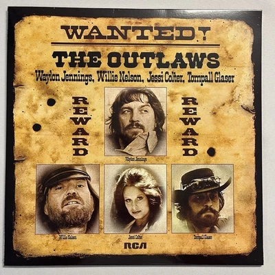 The Outlaws / Wanted! 2019 Vinyl LP Reissue Mint Waylon Jennings Willie Nelson - Image 1 of 2