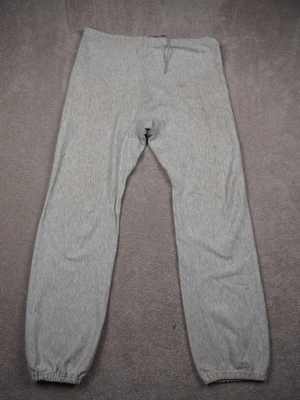 Calça de Moletom Militar Vintage PFU Cinza Tamanho Médio Fabricada nos EUA Champion - Imagem 1 de 4