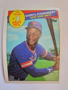 1985 TOPPS DARRYL STRAWBERRY #1 DRAFT PICK #278 NM - Picture 1 of 1