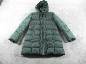 Chaqueta Juicy Couture para mujer mediana con capucha acolchada abrigo acolchado cremallera completa invierno - Imagen 1 de 13