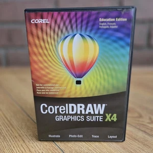 CorelDraw Graphics Suite X4 for Windows DVD ROM Ed. Edition EN FR PT ES + Serial - Picture 1 of 9