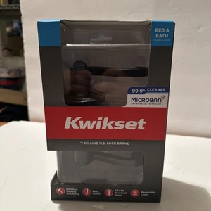 Kwikset 730TNL 11P CP Tustin Venetian Bronze Bed/Bath Door Lever NEW - Picture 1 of 4