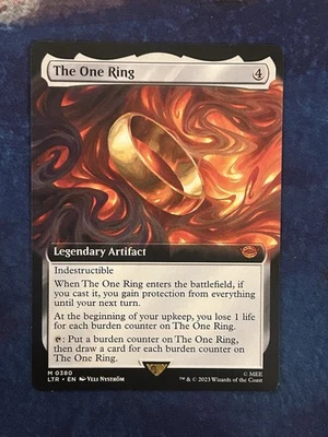 MTG The One Ring Extended Art Mythic Rare # 380 - The Lord of the Rings - LP - Image 1 of 2