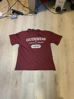 Camiseta Borgoña Guinness Dublín Irlanda Talla XL Foto 1 de 4
