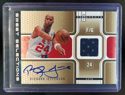 Camisetas Fleer Hot Prospects Richard Jefferson Sweet Selections 2006-07 automáticas #/25 Foto 1 de 2