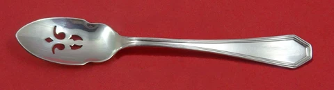 Queen Anne Plain by Dominick & Haff Sterling Silver Olive Spoon Pierced Custom Cover