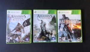 Juegos XBOX 360 - (3) - Assassin's Creed III, Assassin's Creed IV, Battlefield 4 - Imagen 1 de 10