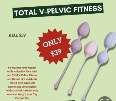 Juego de 3 piezas de ejercicio Kegel - nuevo en caja sin envolver Foto 1 de 4