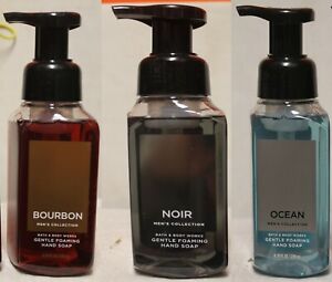 Bath and Body Works OCEAN BOURBON NOIR Men's Collection Foaming Hand Soap QTY 2