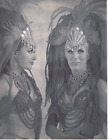 Hendrickson Original Photo B&W Two Showgirls Covered Jewelry and Feathers 10x13