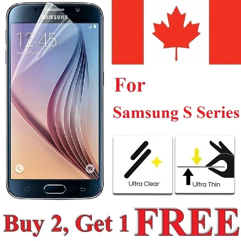 Clear Screen Protector Cover for Samsung Galaxy S21 S20 FE S10e S7 S6 S5 / Neo - Image 1 of 1