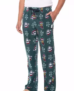 NWT LIFE IS GOOD MEN FLEECE SLEEP /LOUNGEPANT,..CLASSIC "SANTA JAKE" (M) - Picture 1 of 1