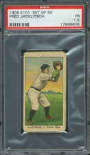 1909 E101 Fred Jacklitsch PSA 1.5 Philadelphia Phillies