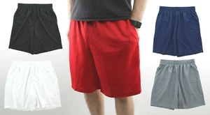 Men's Gym Basketball Shorts Athletic Workout Active Mesh Short with 2 Pockets - Picture 1 of 69