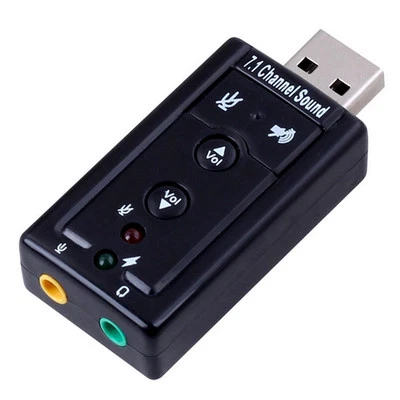 VINCIANN Sound Card scheda audio virtuale sonora USB esterna 7.1ch microfono cuffie 3,5mm