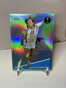 Hana Mandlikova Topps Chrome Tennis 2021 Aqua /150 Card