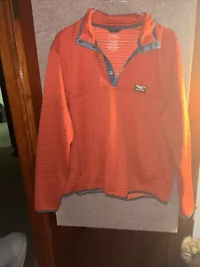 LL Bean Slightly Fit Pullover Sweatshirt Size Men’s xxl Regular Snap Quilted - Picture 1 of 3