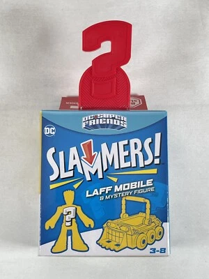 Imaginext DC Super Friends Slammers Laff Mobile & Mystery Figure Set, ¡Nuevo! Foto 1 de 4