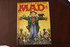 Mad Magazine DEZ 1958 Nr. 43 Ausgabe sehr guter Zustand Seiten hellbraun Wasserfleck am Rand - Bild 1 von 10
